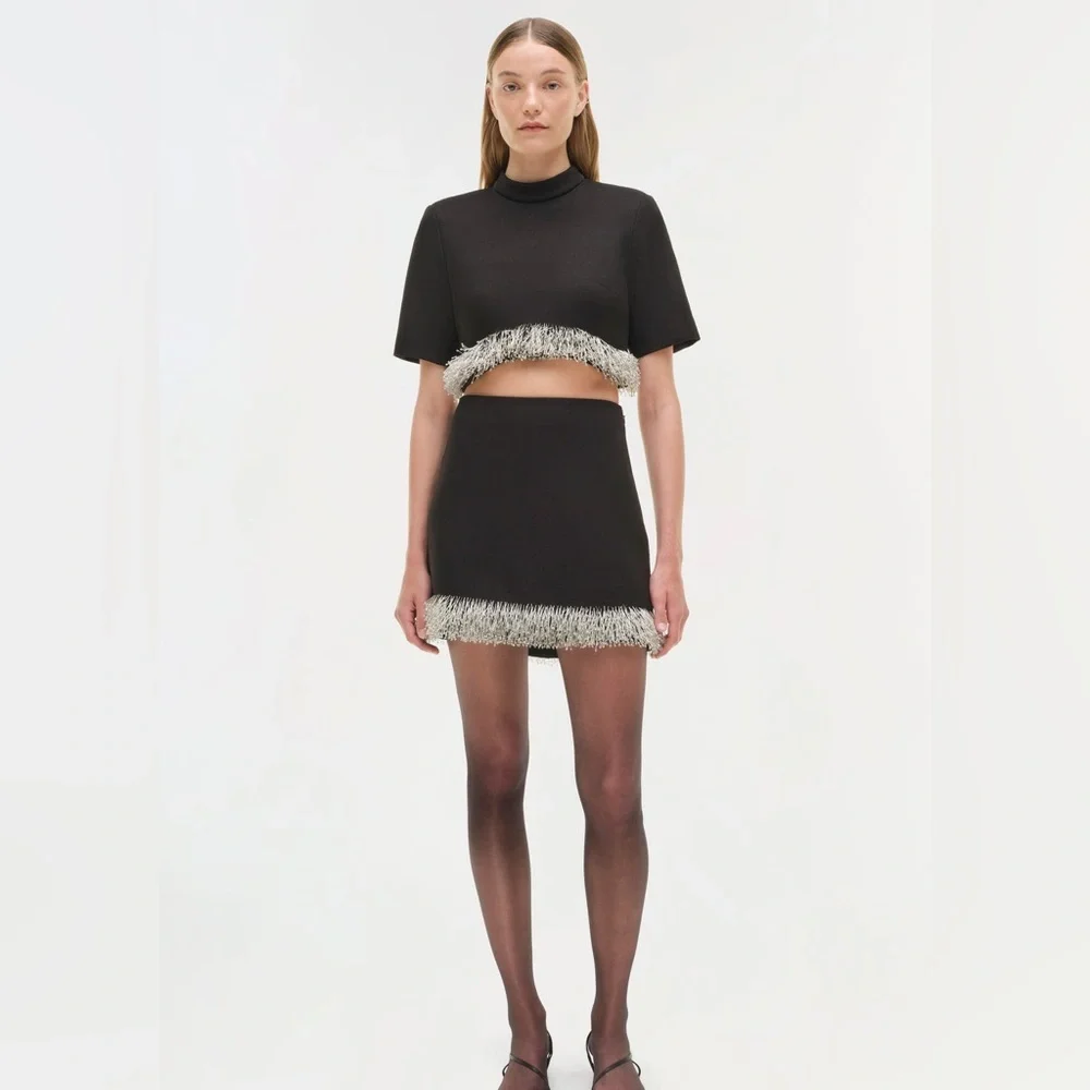 NEW SKIRT 4 Dua Embellished Mini Skirt